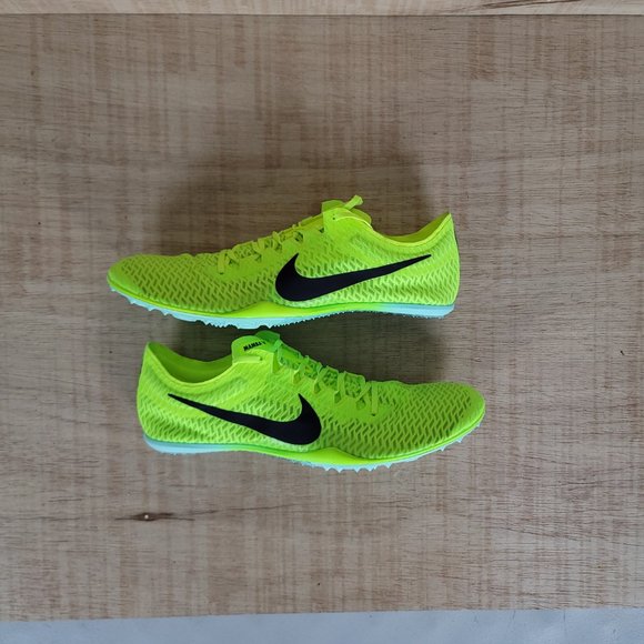 Nike Racing Zoom Mamba V Spikes Shoes Track and Field Volt Green Men’s 13 - Picture 6 of 10